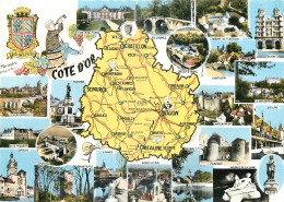 21 - COTE D'OR - CARTE- DEPARTEMENT - Dijon