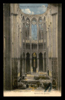 02 - SAINT-QUENTIN - INTERIEUR DE LA BASILIQUE  - CARTE COLORISEE - GUERRE 14/18 - Saint Quentin