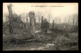 02 - SAINT-QUENTIN - LE CIMETIERE ST-JEAN - GUERRE 14/18 - Saint Quentin