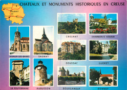 23 - CHÂTEAU ET MONUMENTS HISTORIQUE EN CREUSE - Other & Unclassified