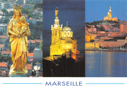 13 MARSEILLE NOTRE DAME DE LA GARDE - Notre-Dame De La Garde, Aufzug Und Marienfigur