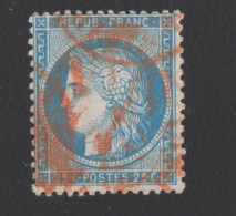 FRANCE-N° 60 CERES BLEU Avec Cachet Rouge  Des Imprimés Très Propre Peu Commun - 1871-1875 Ceres