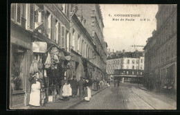 CPA Courbevoie, Rue De Paris  - Courbevoie