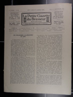 La Petite Gazette Du Brasseur N° 897 De 1936 Brasserie Belgique Bières Publicité Matériel Brassage Brouwerij - 1900 - 1949