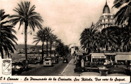 NÂ°14971 Z -cpsm Cannes -la Promenade Et La Croisette- - Cannes