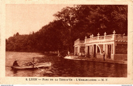 NÂ°15593 Z -cpa Lyon -parc De La TÃªte D'Or- L'embarcadÃ¨re- - Autres & Non Classés