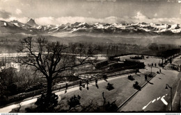 NÂ°15474 Z -cpsm Pau -la ChaÃ®ne Des PyrÃ©nÃ©es Et Le Pic Du Midi D'ossau- - Pau