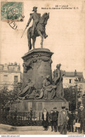 NÂ°15445 Z -cpa Lille -statue Du GÃ©nÃ©ral Faidherbe- - Lille