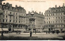 NÂ°15350 Z -cpa Lyon -place Et Fontaine Des Jacobins- - Other & Unclassified