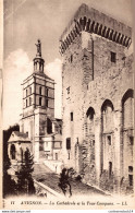 NÂ°15159 Z -cpa Avignon -la CathÃ©drale Et La Tour Campana- - Avignon