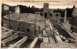 NÂ°15082 Z -cpa Arles -vue GÃ©nÃ©rale Du ThÃ©Ã¢tre Antique- - Arles