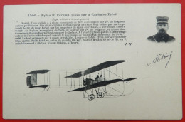 Cpa Biplan H. Farman Renault 8 Cyl En V 60 HP Capitaine ETEVE - ....-1914: Précurseurs