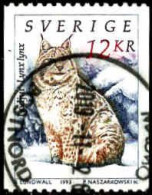 Suède Poste Obl Yv:1741 Mi:1760C Lynx Lynx (TB Cachet Rond) - Used Stamps