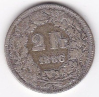 Suisse 2 Francs 1886  En Argent - 2 Franken