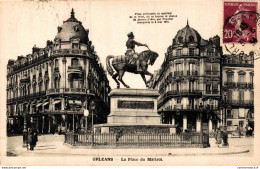 NÂ°16114 Z -cpa OrlÃ©ans -place Du Martroi- - Orleans