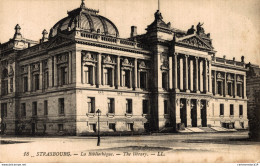 NÂ°16090 Z -cpa Strasbourg -la BibliothÃ¨que- - Strasbourg