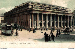 NÂ°15707 Z -cpa Bordeaux -le Grand ThÃ©Ã¢tre- - Bordeaux