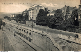 NÂ°15676 Z -cpa Pau -le Boulevard Des PyrÃ©nÃ©es- - Pau