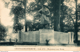 NÂ°16269 Z -cpa Chatillon Sur Seine -monument Aux Morts- - Chatillon Sur Seine