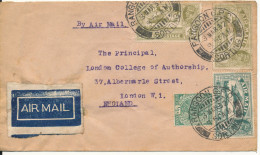 India Cover Sent Air Mail To England 3-3-1932 - 1911-35 King George V