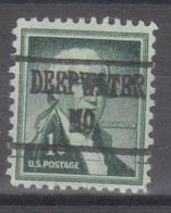 USA Precancel Vorausentwertungen Preo Locals Missouri, Deepwater 482 - Precancels