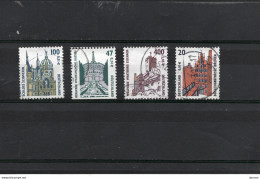 ALLEMAGNE 2001 Curisoités, Cachet Rond Yvert 1988 + 2008 + 2043 + 2056, Oblitéré - Used Stamps