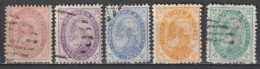 TONGA - 1886 - SERIE COMPLETE YVERT N°1/5 OBLITERES (4 NEUF SANS GOMME) - COTE = 65 EUR - Tonga (...-1970)