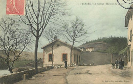 69 - Tarare - Le Barrage - Maisons De Garde - Animée - Colorisée - Correspondance - Oblitération Ronde De 1906 - CPA - V - Tarare