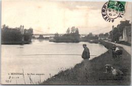 89 MONETEAU - Le Pont Suspendu (pecheur) - Sonstige & Ohne Zuordnung