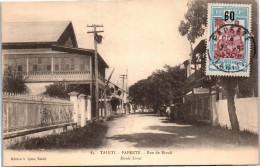 POLYNESIE - TAHITI - Rue De Rivoli A Papeete  - Polynésie Française