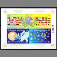 TT0717 Bosniak 2006 Europa Flag Map Etc Impref S/S MNH - Europe (Other)