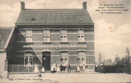 BELGIQUE - St Antonius - Hôtel De Heidebloem - Aug. Van Dijck - Van Looy - Mter Schrijnwerker - Carte Postale Ancienne - Zoersel