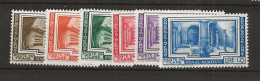1938 MNH Vaticano Mi 67-72 Postfris** - Unused Stamps