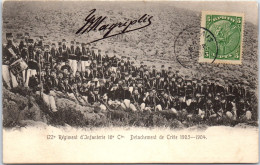 GRECE - CRETE - 16e R.I Francais, Detachement 1903-1904 - Greece