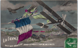 MILITARIA 14/18 - Le Drapeau Sous La Protection Des Ailes  - Weltkrieg 1914-18