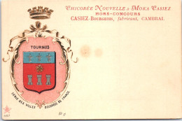 71 TOURNUS - Carte Au Blason De Ville  - Autres & Non Classés