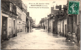 45 MONTARGIS -- Faubourg De La Chaussee Pendant La Crue De 1910 - Montargis