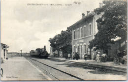 45 CHATEAUNEUF SUR LOIRE - La Gare, L'arrivee D'un Train. - Sonstige & Ohne Zuordnung