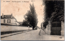 77 LAGNY - Rue Saint Laurent, Le Pensionnat. - Lagny Sur Marne