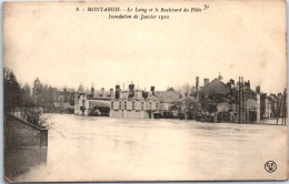 45 MONTARGIS - Bld Du Loing Pendant La Crue De 1910 - Montargis