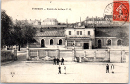 18 VIERZON - Entree De La Gare P.O  - Vierzon