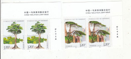 CHINA 2024-11 50th Anniversary Of China Malaysia Diplomatic Relations Stamps 2v Two Sets B - Neufs