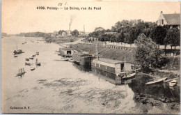 78 POISSY - La Seine Vue Depuis Le Pont.  - Poissy