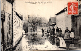 51 SILLERY - Rue Du Coq Pendant La Crue De 1910 - Sillery