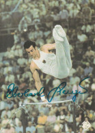 Orig. Autogrammkarte Eberhard Gienger   Olymp. Spiele 1976 Bronze - Juegos Olímpicos