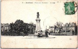 92 ASNIERES - La Place J.J Rousseau. - Asnieres Sur Seine