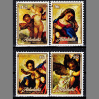 TT0733 Aitutaki 1989 Christmas List Of World Famous Paintings $13 4V MNH - Aitutaki