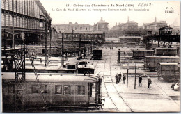 75 PARIS - Greve Des Cheminots, La Gare Du Nord Desertee  - Other & Unclassified