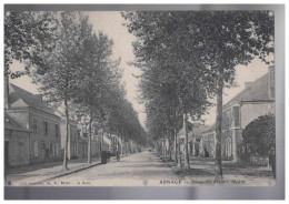 CPA  Arnage - Route Du Mans - Mairie - Autres & Non Classés