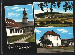 AK Grünberg-Queckborn / Hessen, Kirchenpartien, Gesamtansicht  - Gruenberg
